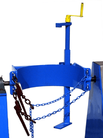 Optional Clamp Screw Assembly Kit allows you to tumble a 55-gallon plastic drum