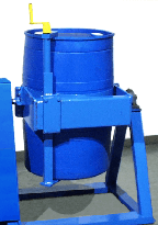 Optional Clamp Screw Assembly Kit allows you to tumble a 55-gallon plastic drum