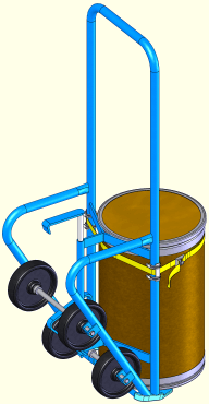 Model 160 with Optional Clamp-On Strap installed