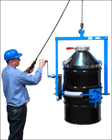 Model # 185S-LA Below-Hook drum carrier with longer arms