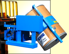 Bracket Assembly Option recommended for cardboard drum lifting