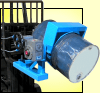 Forklift attachment to lift and pour drum up to 2500 Lb.