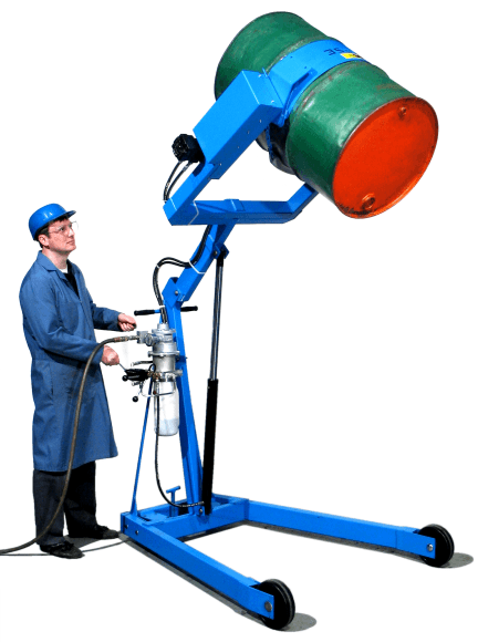 Hydra-Lift drum carrier with air power lift and tilt - Model 400A-72-114