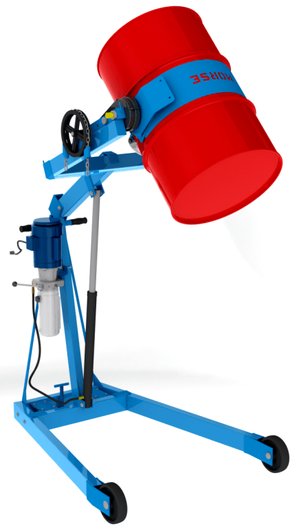 Hydra-Lift drum carrier with electric powered drum lift - Model 400A-72-120