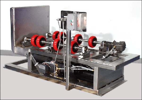 Custom Hydra-Lift Drum Roller made of stainless steel