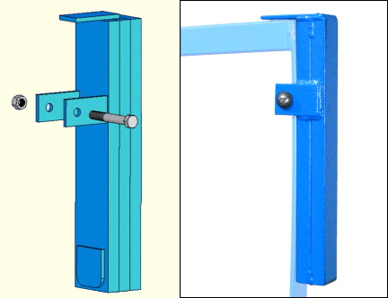 Counterweight to keep Kontrol-Karrier hanging level