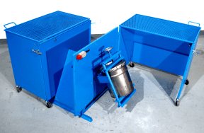 Safety Enclosure for Morse 5-Gallon Can Tumblers