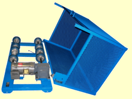 Enclosure with Safety Interlock for Drum Roller