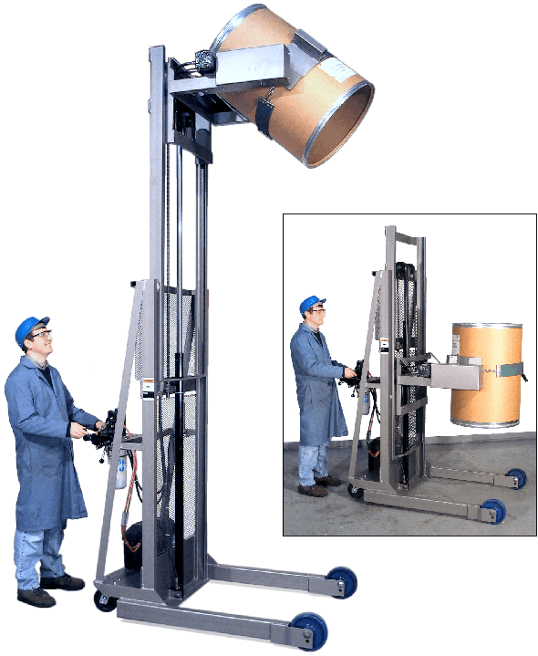 Custom Vertical-Lift Drum Pourer