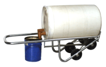 Use 4-Wheel Drum Truck pour into 5-gallon pail pour drum into 5-gallon pail with stainless steel barrel truck