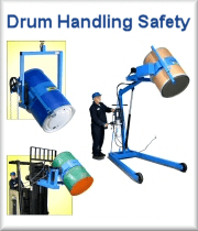 MORCINCH Options to handle a plastic drum, fiber drum, or a smaller drum
