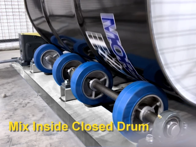 Mix Inside a Closed Drum