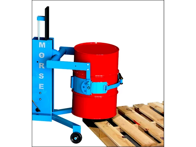 Place drum on pallet